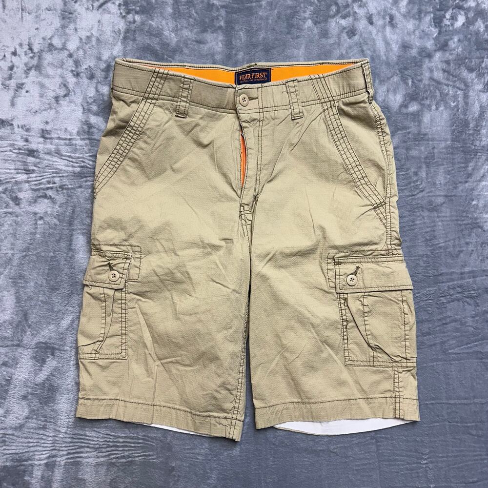Wearfirst Cargo Shorts Men’s Size 32 Tan Brown Work‎ Shorts